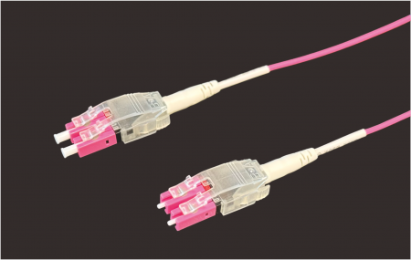 LC to LC (PoliSwap) - LC to LC OM3 to OM5 UPC Patch Cord with Polarity-Swap Mechanism